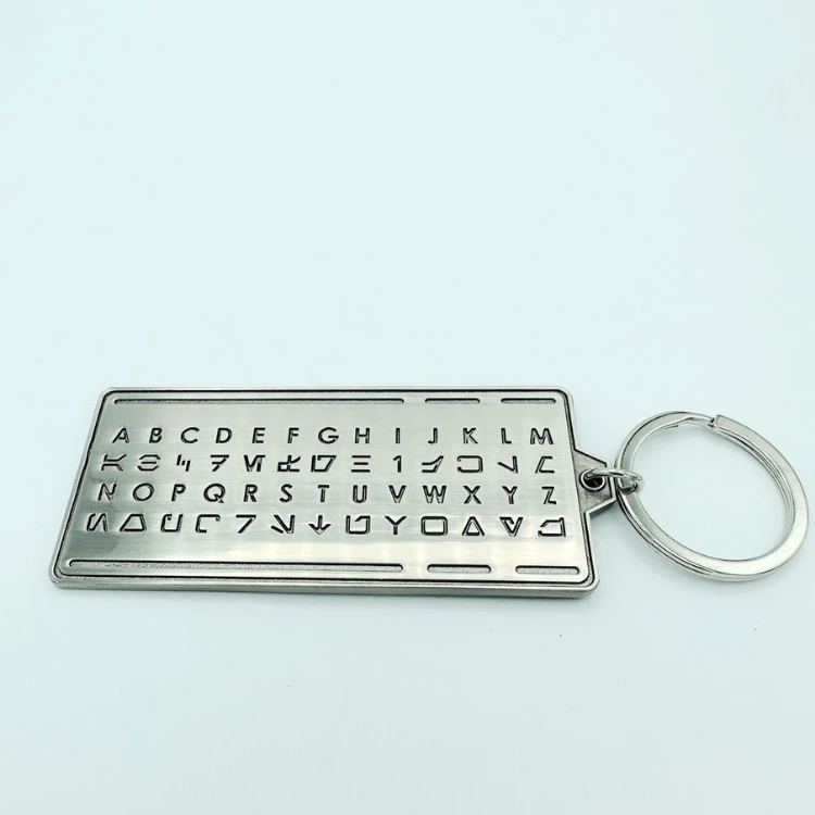 Aurebesh Tag Keyring 4 Aurebesh Tag Keyring - Image 2