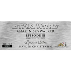 Signature Edition Saber - Model Ani - Signed By Hayden Christensen -Padawan Outpost Shop SignedModelAniPlaque Silver 172893a7 7123 471e ba3f 445ed82462eb